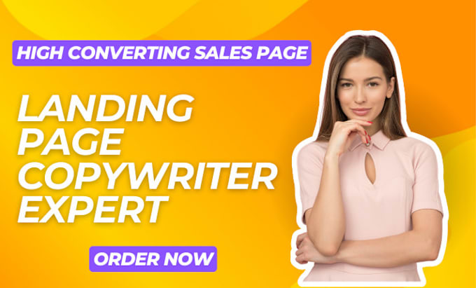 Gig Preview - Be your sales landing page and email sequence copywriting expert