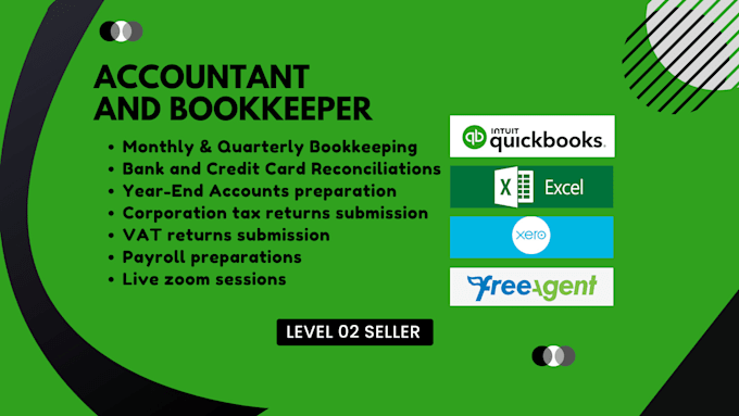 Gig Preview - Do bookkeeping in quickbooks online for your UK company