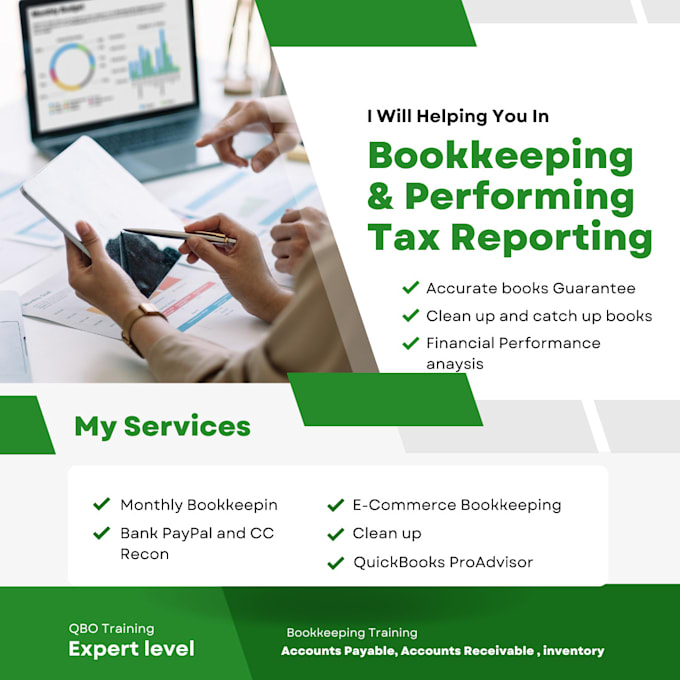 Gig Preview - Do quickbooks online bookkeeping