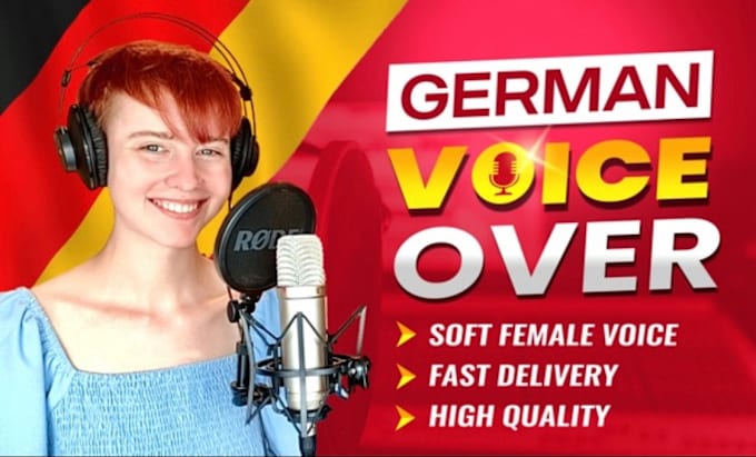 Bestseller - record a female german voice over within 24 hours