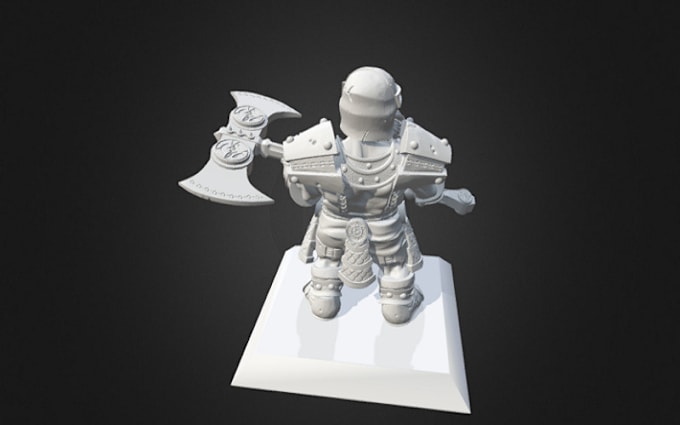 Gig Preview - Sculpt miniatures, figurines, statues and creatures for 3d printing