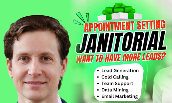 Gig Preview - Set appointments for janitorial services