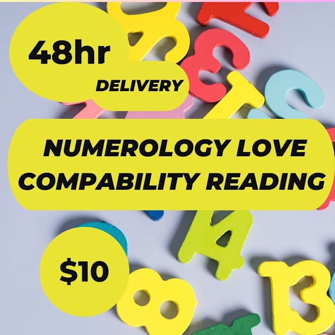 Gig Preview - Give you numerology love compatibility reading