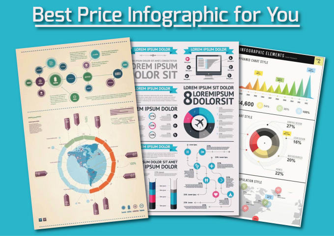 create infographic design in these style