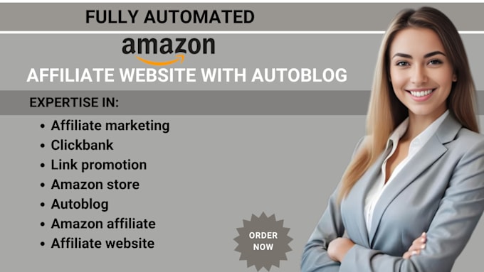 Bestseller - do autopilot amazon affiliate website or clickbank auto blog affiliate website