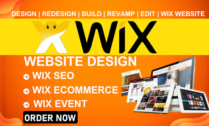 Gig Preview - Create, build, revamp wix website design, redesign website development