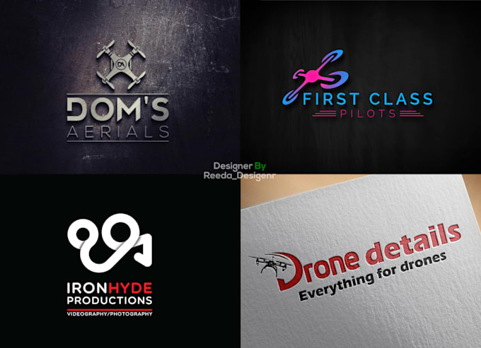 Gig Preview - Design or redesign professional camera photography and drone logo