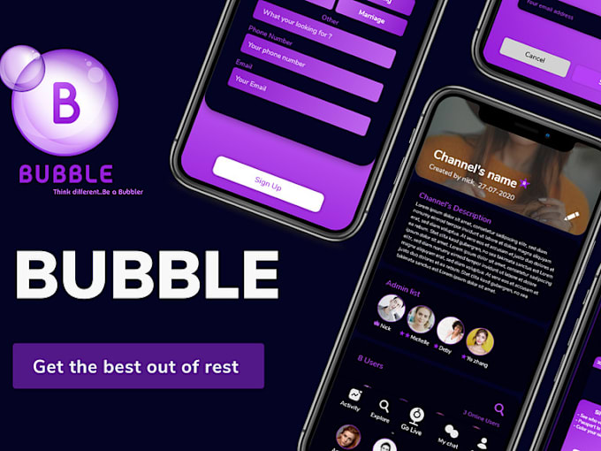 Gig Preview - Develop bubble io app, mvp, saas, bubble app, no code