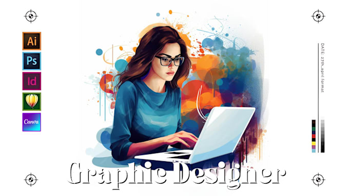 Gig Preview - Be your graphics designer, logo, banner, flyer, brochure designer