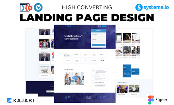 Gig Preview - Design clickfunnels landing page, unbounce, funnelish, systeme io sales funnel