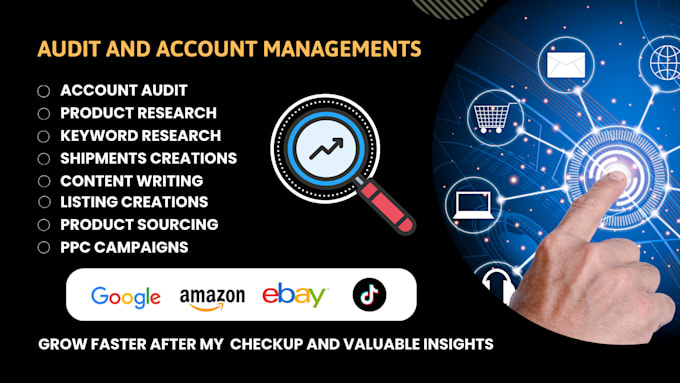 Bestseller - audit and manage your amazon ebay tiktok google accounts