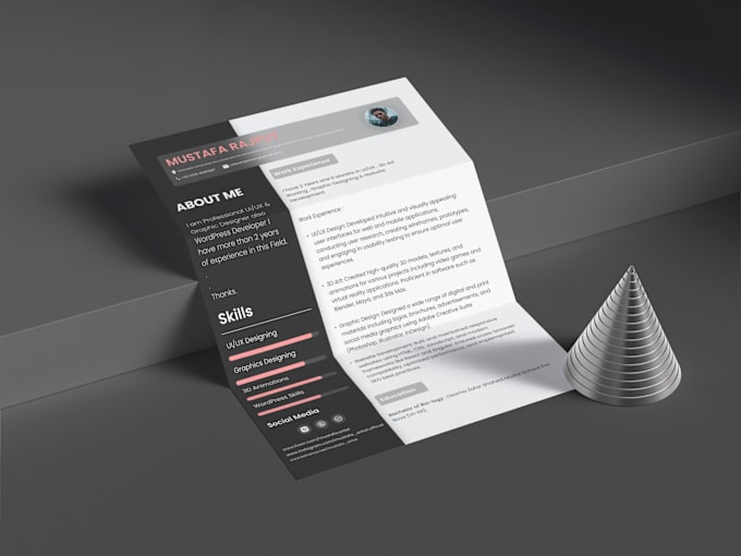 Gig Preview - Make cv design for your cv