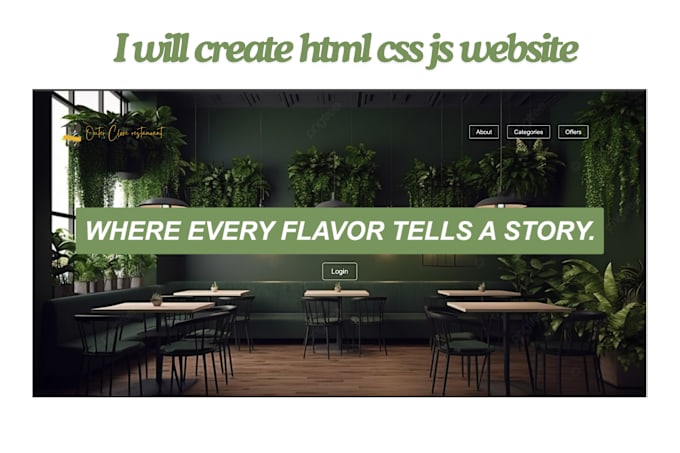 Gig Preview - Create responsive website in html CSS javascript