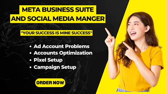 Gig Preview - Be your expert meta business suite and fix ad account issues