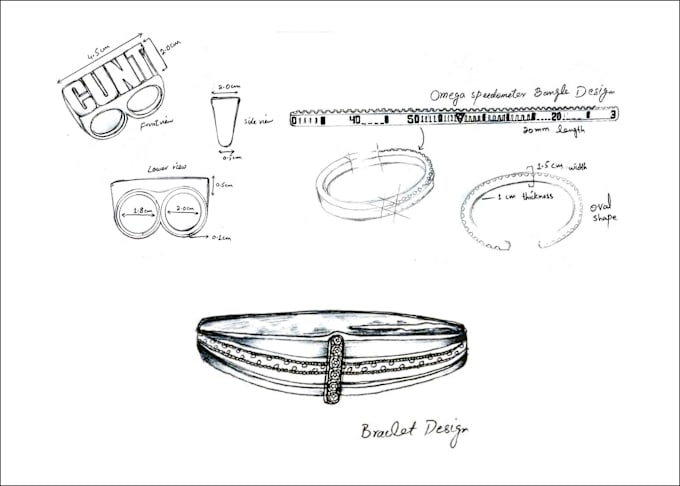 Gig Preview - Design you amazing hand sketch jewellery