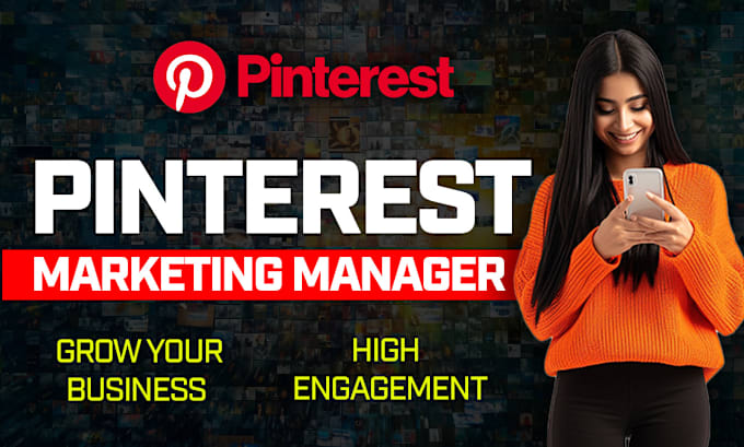 Gig Preview - Be your pinterest marketing manager, SEO, content creator