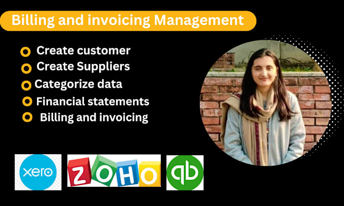 Gig Preview - Do bills and invoices in quickbooks, xerox and zoho