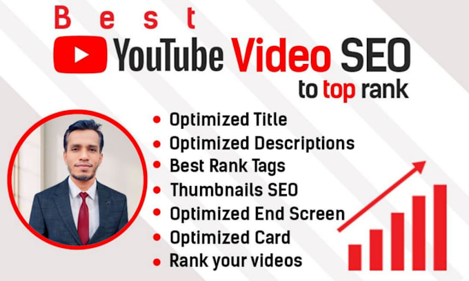 Gig Preview - Be your youtube video SEO expert and channel manager