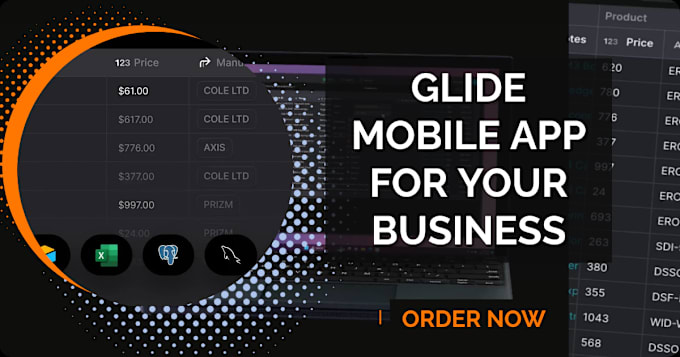 Gig Preview - Build real estate crm app glide app flutterflow consultation appsheet botpress