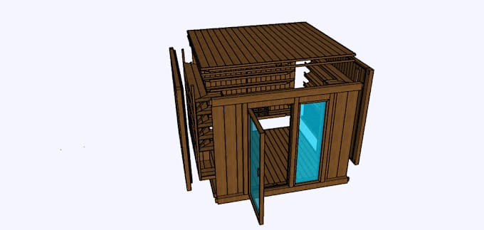 Gig Preview - Provide construction animation of any woodworking project