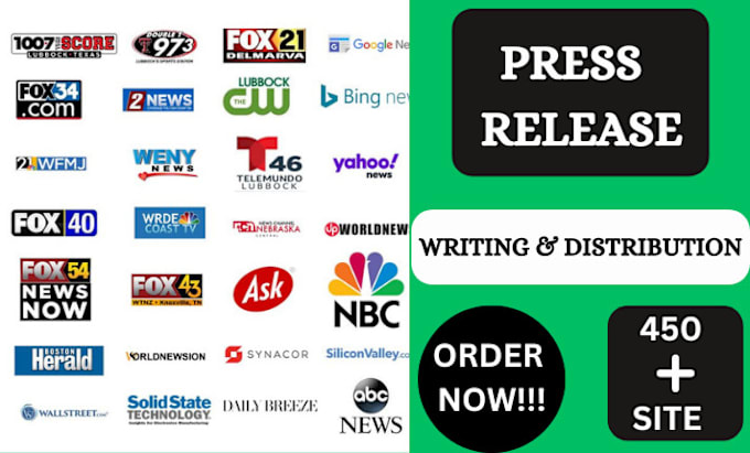 Gig Preview - Do press release writing, press release distribution, press releases