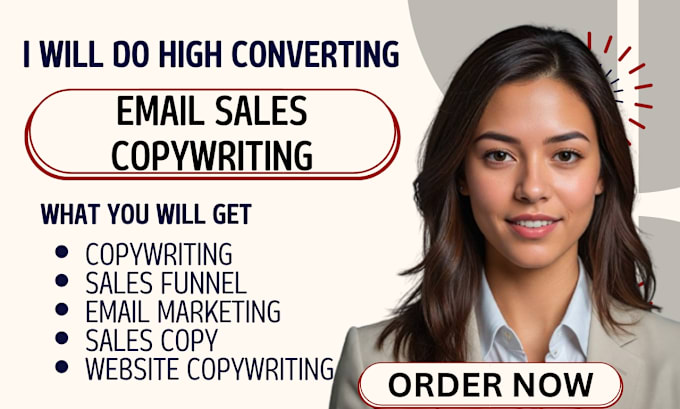 Gig Preview - Do high conversion sales copy, sales funnel landing page, email copywriting