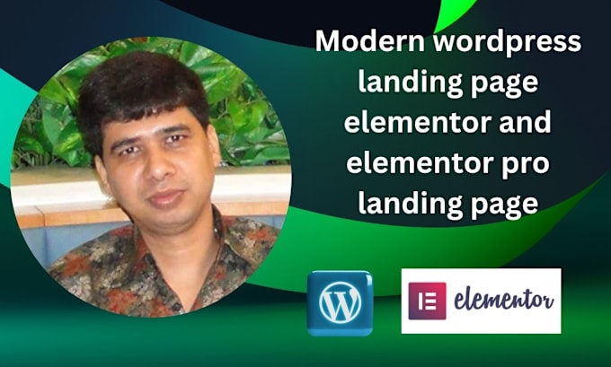 Gig Preview - Modern wordpress landing page elementor and elementor pro landing page