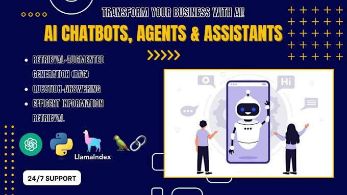 Gig Preview - Build chatbots, al agents and assistants with rag, langchain, llamaindex