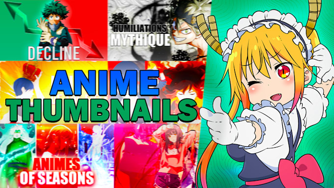 Gig Preview - Design beautiful anime thumbnails