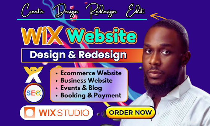 Bestseller - create wix website design and redesign wix website, wix website redesign and SEO