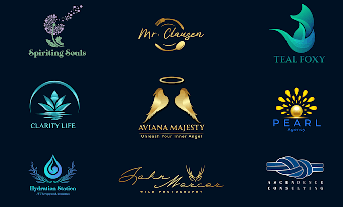 Gig Preview - Do luxury modern elegant minimalist logo