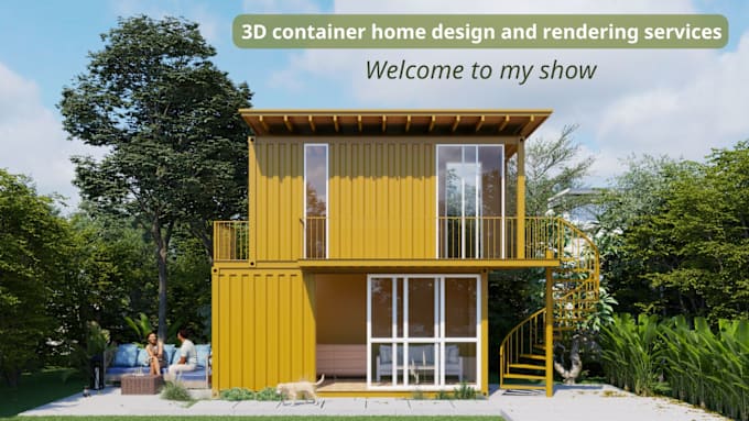 Bestseller - design 3d interior and exterior for your container house