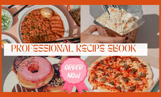 Gig Preview - Write and design recipe ebook, cookbook, meal plan, pdf editable canva template