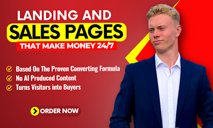 Gig Preview - Write converting sales page copy, opt in pages, sales funnels, and copywriting