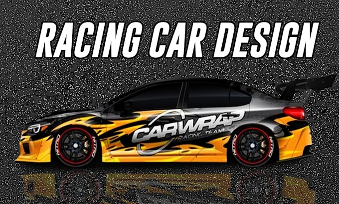 Gig Preview - Create a professional racing car wraps ,itasha wrap