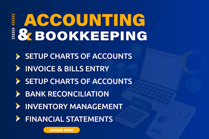 Gig Preview - Do accounting and bookkeeping on quickbooks xero zoho books wave