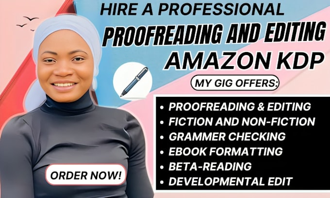 Gig Preview - Developmental book editor fiction book formatting fantasy proofread english book