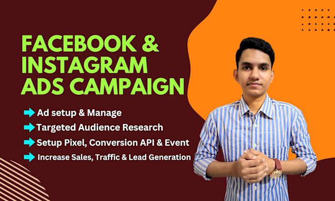 Gig Preview - Do facebook and instagram ads campaign to grow your business