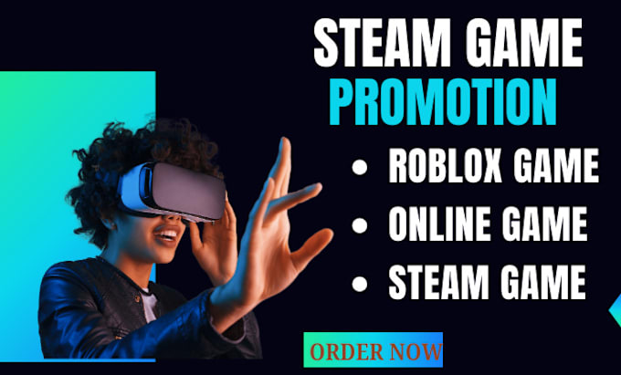 Gig Preview - Do steam game promotion, steam page, steam game promotion, steam marketing