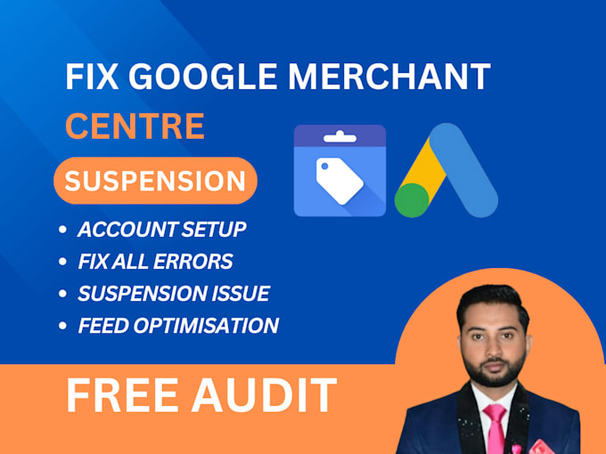 Bestseller - fix google merchant center suspension, setup shopping ads