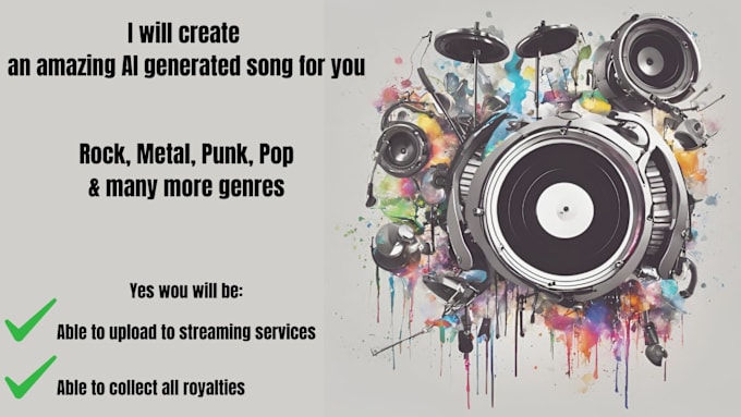 Bestseller - create an amazing ai generated song in any genre pop rock metal and more