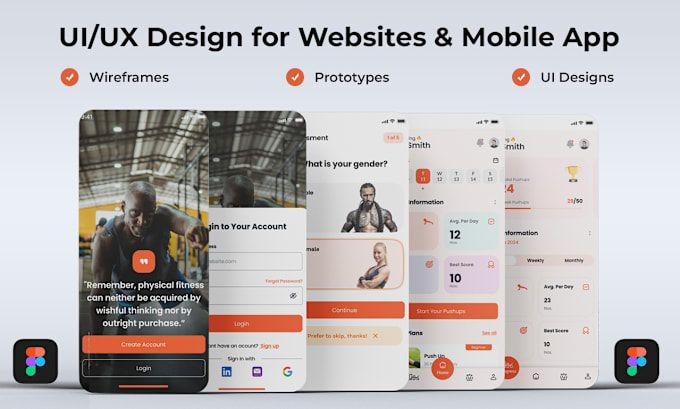 Gig Preview - Do wireframe for website or mobile UI UX design