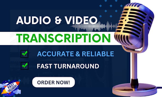 Gig Preview - Accurately transcribe your audio or video files