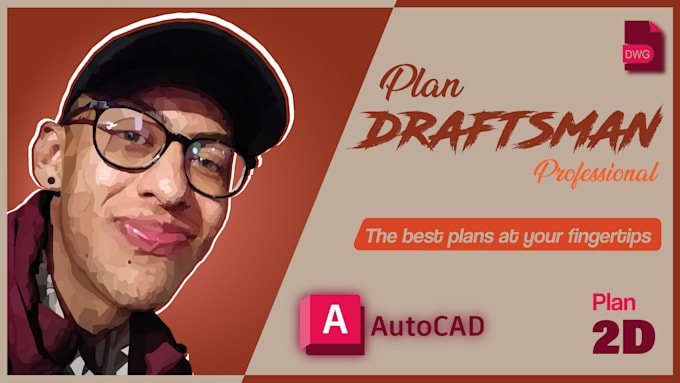 Bestseller - draw your architectural plan in autocad 2d