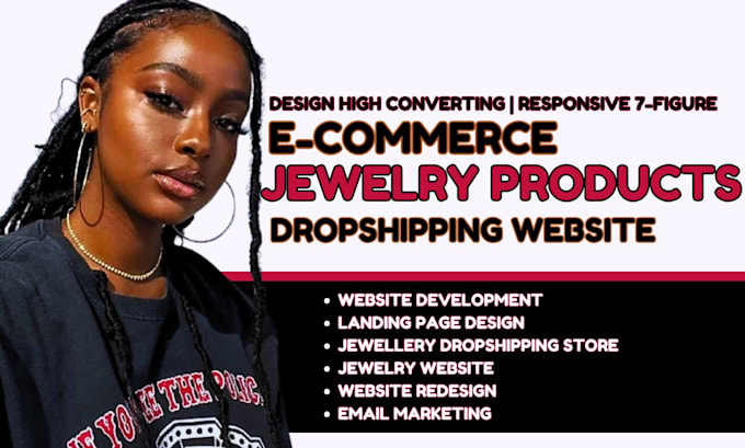 Gig Preview - Wordpress jewelry website dropshipping jewelry store jewelry website redesign