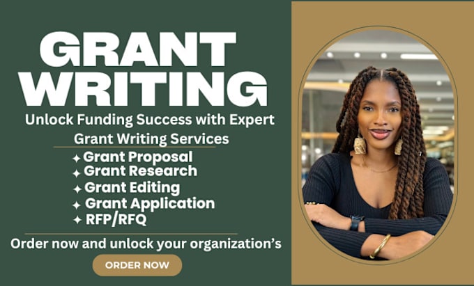 Gig Preview - Research grant writing, grant proposal business apply for grants rfp 501c3 rfq