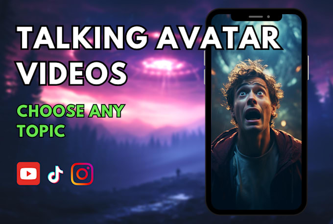 Gig Preview - Create a talking avatar ai video