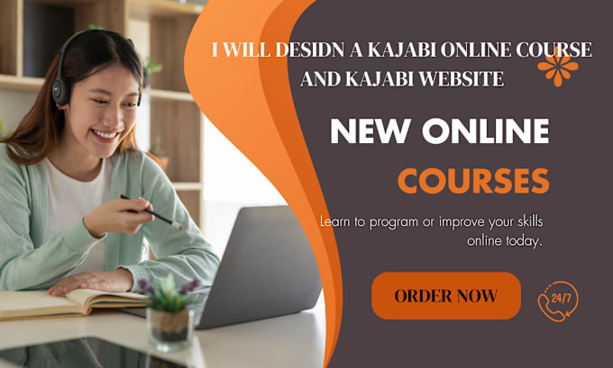 Gig Preview - Build kajabi website, kajabi online course or landing page