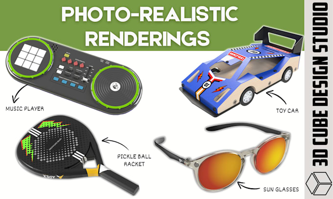 Gig Preview - Our agency will create photorealistic 3d product rendering in keyshot