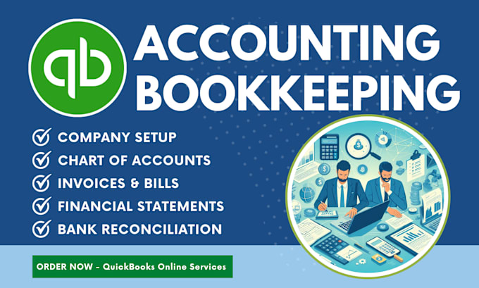 Gig Preview - Clean up and do bookkeeping and accounting in quickbooks online